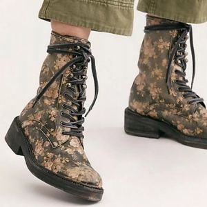 Free People × Santa Fe Lace Up Boot Sz/36
